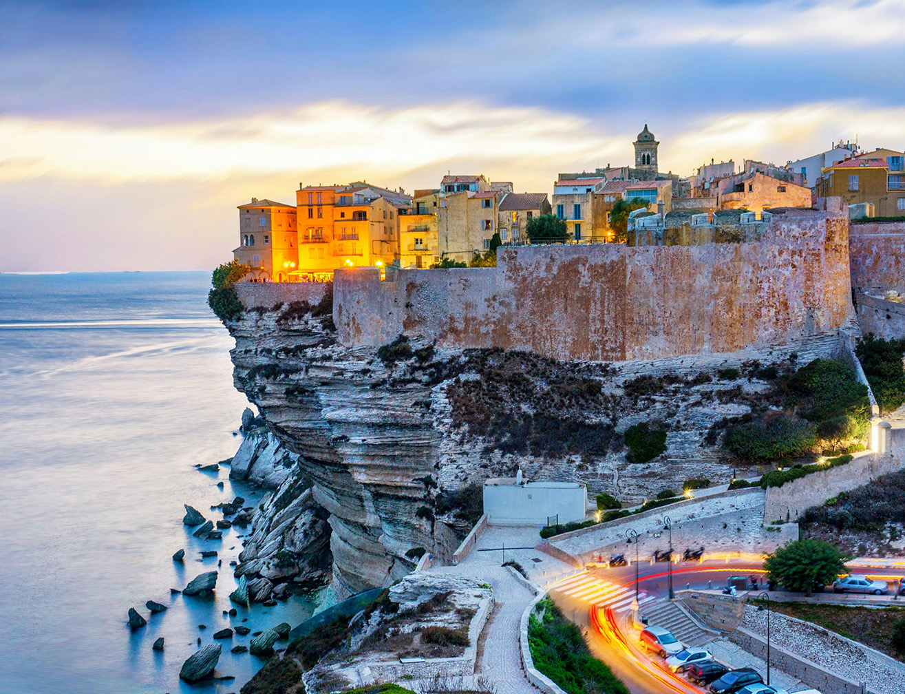 Corsica France cliffs of Bonifacio